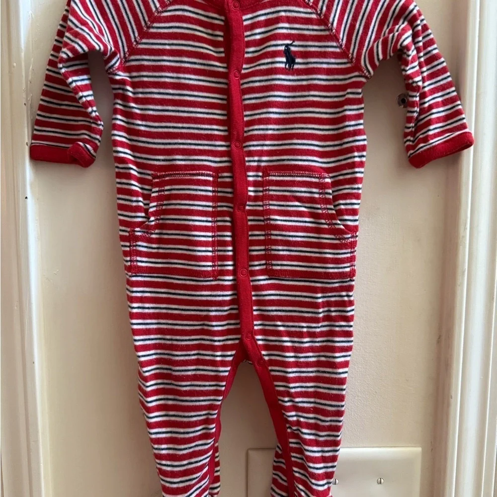 Ralph Lauren Footed Romper